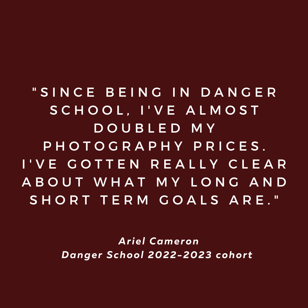 Danger School testimonial by Ariel Cameron
